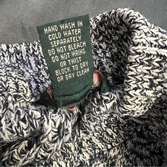 Vintage - American Outpost Heather Gray Chunky Knit Crewneck Sweater - Picture 6 of 8